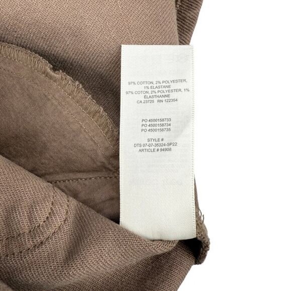 Wilfred Free Aritzia Moment High Waisted A-Line Mini In GD Deep Taupe Size 00 - Picture 4 of 5